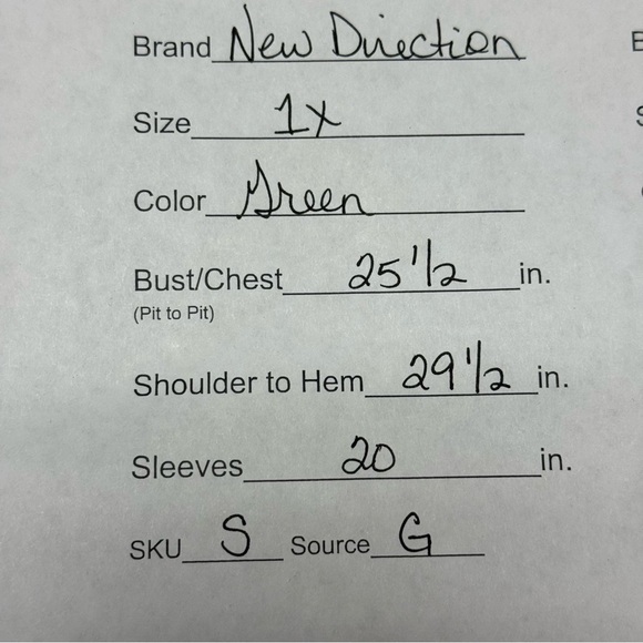 New Direction Woman 1X Teal Embellished Jewel Neckline Long Sleeve Holiday Top - Picture 8 of 8